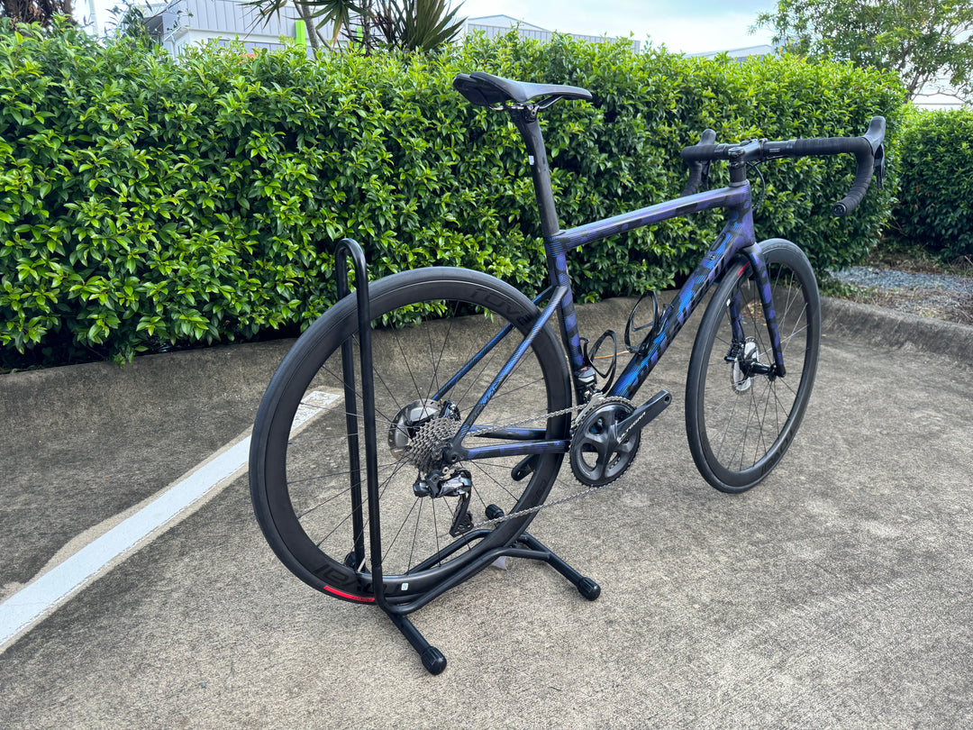 Tarmac Disc Expert 54cm Satin Black/Chameleon 2020 (second hand) - Mackay Cycles - [product_SKU] - Specialized