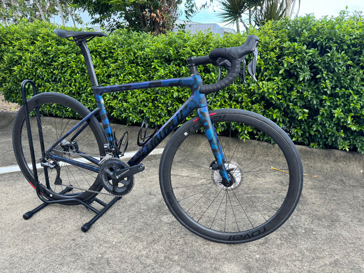 Tarmac Disc Expert 54cm Satin Black/Chameleon 2020 (second hand) - Mackay Cycles - [product_SKU] - Specialized