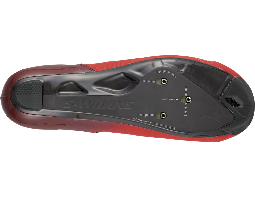 S-Works Ares Road Shoes Flo Red/Maroon - Mackay Cycles - [product_SKU] - Specialized