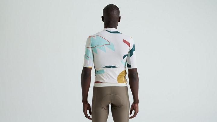 Men's Prime Short Sleeve Jersey Birch White/Multi Gather - Mackay Cycles - [product_SKU] - Specialized