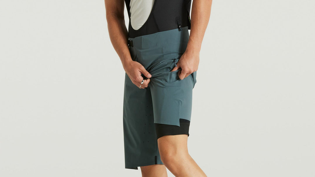 MOUNTAIN LINER BIB SHORT W/SWAT MEN BLK L - Mackay Cycles - [product_SKU] - Specialized