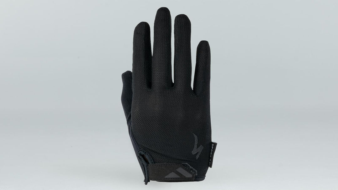 Men's Body Geometry Sport Gel Long Finger Gloves Black - Mackay Cycles - [product_SKU] - Specialized