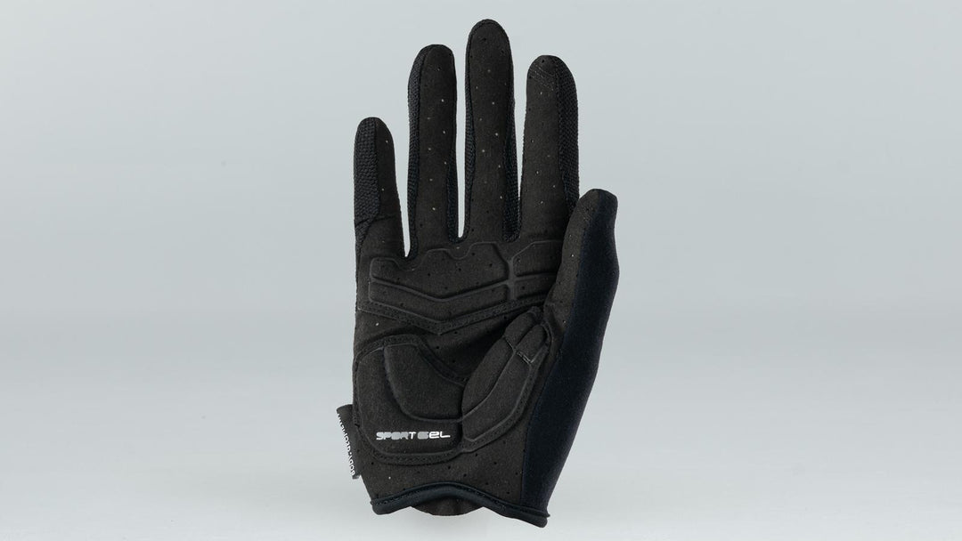 Men's Body Geometry Sport Gel Long Finger Gloves Black - Mackay Cycles - [product_SKU] - Specialized