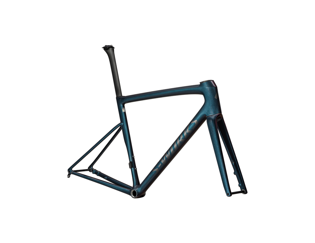 S-WORKS TARMAC SL8 FRAMESET Gloss Red To Black Pearl Over Deep Lake Metallic / Satin Metallic Obsidian - Mackay Cycles - [product_SKU] - Specialized