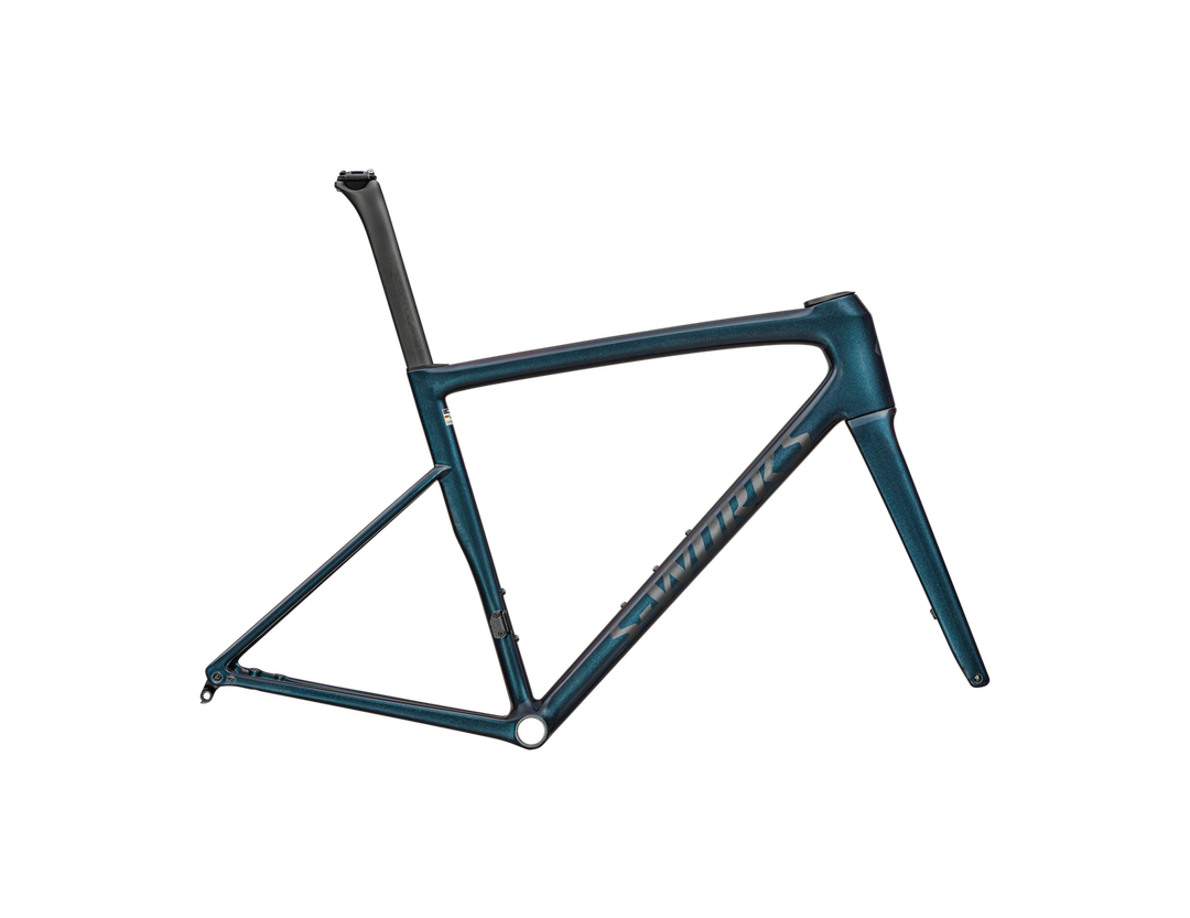 S-WORKS TARMAC SL8 FRAMESET Gloss Red To Black Pearl Over Deep Lake Metallic / Satin Metallic Obsidian - Mackay Cycles - [product_SKU] - Specialized