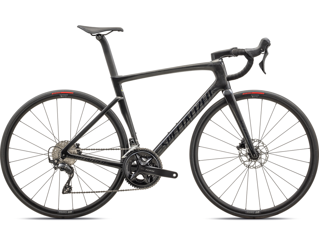 Tarmac SL7 Sport - Shimano 105 - GLOSS CARBON / METALLIC DARK NAVY - Mackay Cycles - [product_SKU] - Specialized