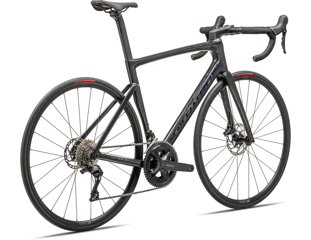 Tarmac SL7 Sport - Shimano 105 - GLOSS CARBON / METALLIC DARK NAVY - Mackay Cycles - [product_SKU] - Specialized