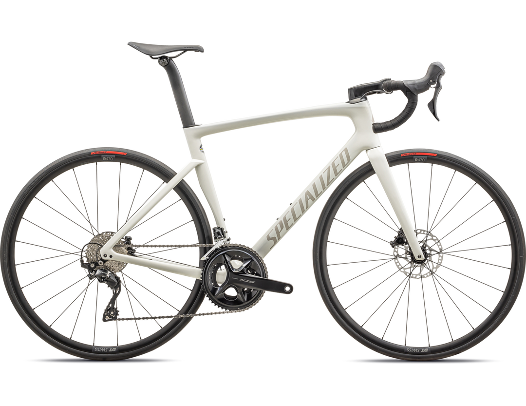 Tarmac SL7 Sport - Shimano 105 - GLOSS DUNE WHITE / CHAOS PEARL - Mackay Cycles - [product_SKU] - Specialized