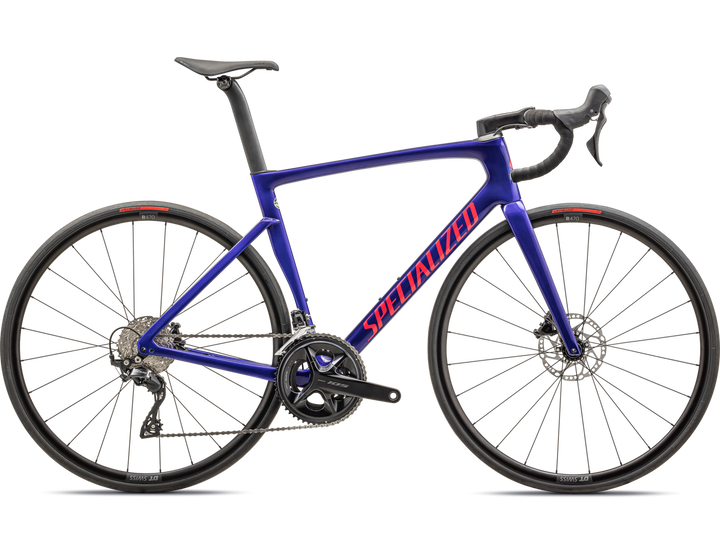 Tarmac SL7 Sport - Shimano 105 - GLOSS METALLIC SAPPHIRE / VIVID PINK - Mackay Cycles - [product_SKU] - Specialized