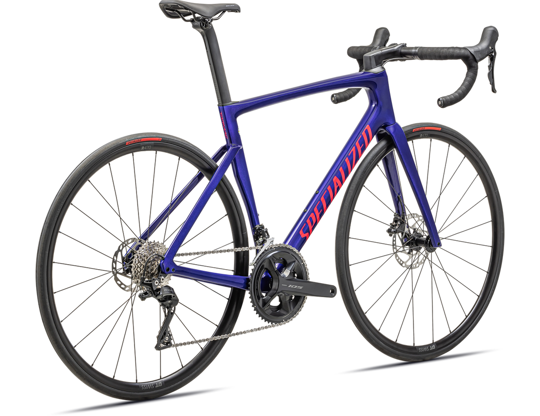 Tarmac SL7 Sport - Shimano 105 - GLOSS METALLIC SAPPHIRE / VIVID PINK - Mackay Cycles - [product_SKU] - Specialized