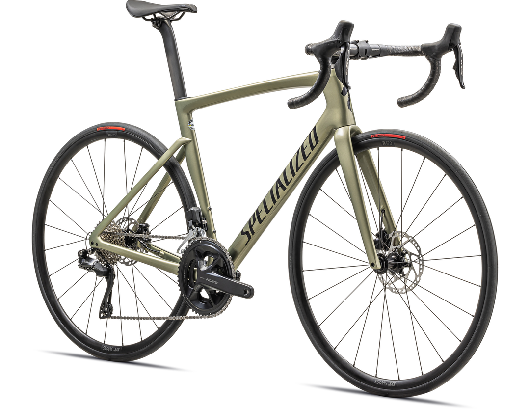 Tarmac SL7 Comp - Shimano 105 Di2 - GLOSS METALLIC SPRUCE / METALLIC MIDNIGHT SHADOW - Mackay Cycles - [product_SKU] - Specialized