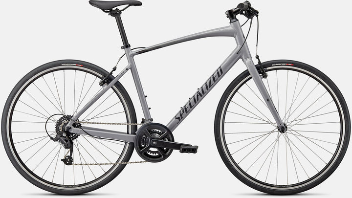 Sirrus 1.0 GLOSS COOL GREY / SMOKE / SATIN BLACK REFLECTIVE - Mackay Cycles - [product_SKU] - Specialized