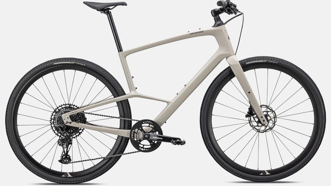 Sirrus X 5.0 GLOSS WHITE MOUNTAINS / GUNMETAL - Mackay Cycles - [product_SKU] - Specialized