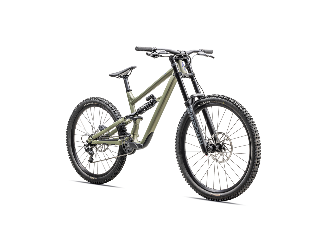 STATUS 2 170 DH Satin Metallic Spruce / Purple Haze - Mackay Cycles - [product_SKU] - Specialized