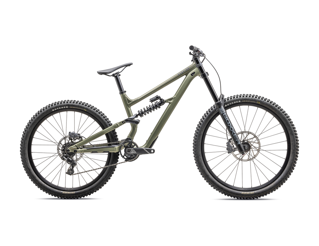 STATUS 2 170 DH Satin Metallic Spruce / Purple Haze - Mackay Cycles - [product_SKU] - Specialized