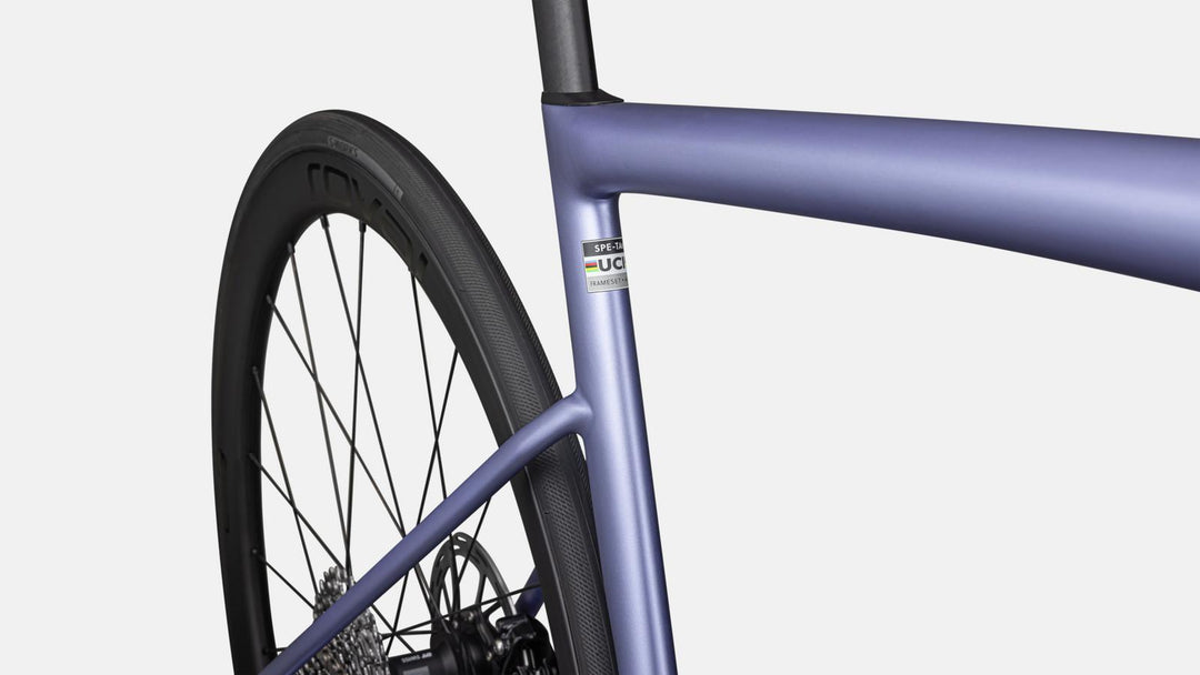 Tarmac SL8 Expert SATIN POWDER INDIGO TINT OVER SILVER DUST / WHITE - Mackay Cycles - [product_SKU] - Specialized