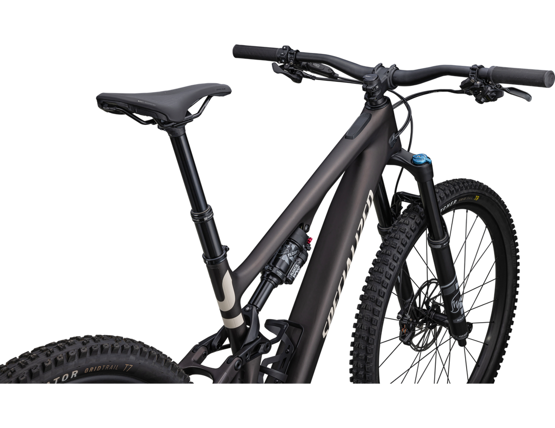 Turbo Levo SL Comp Carbon Satin Doppio / Sand / Silver Dust - Mackay Cycles - [product_SKU] - Specialized