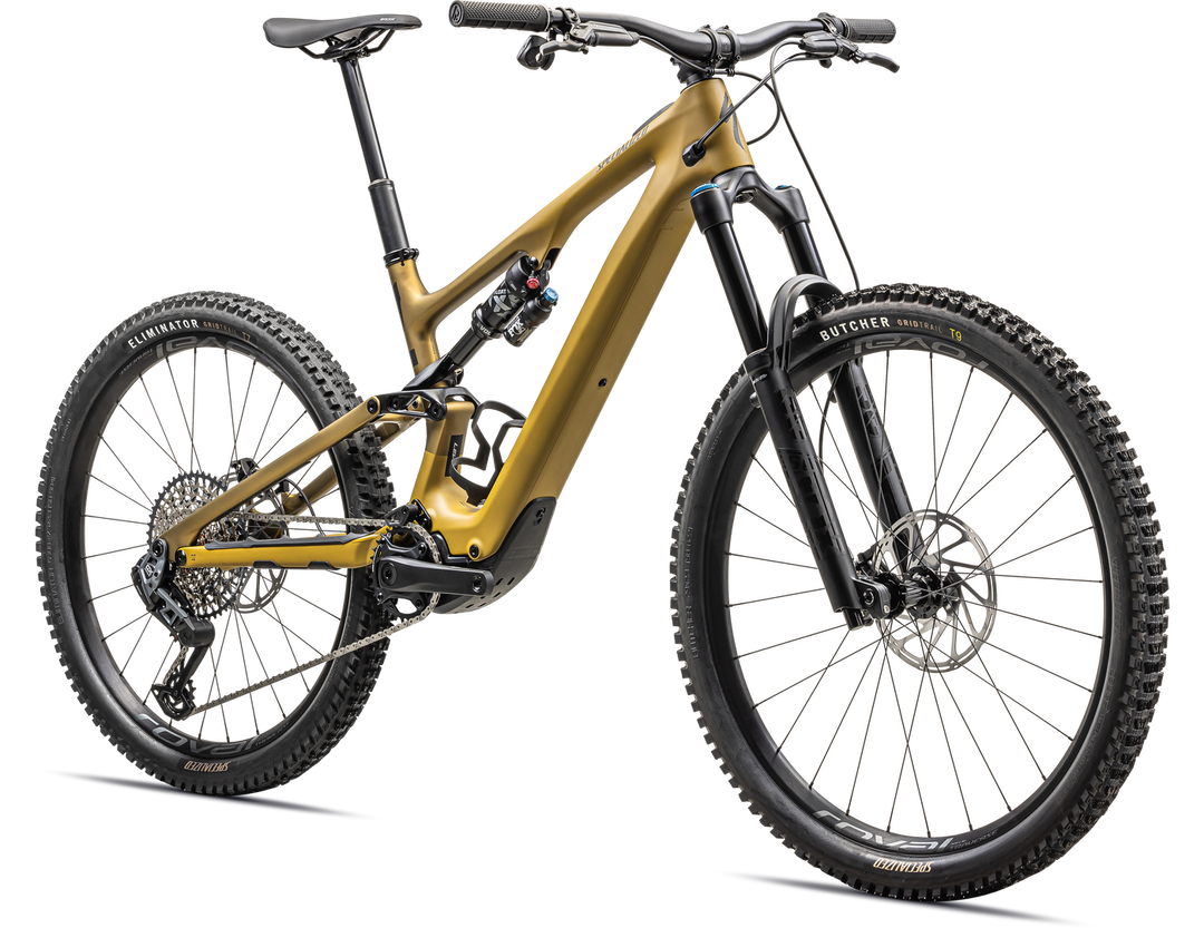 Turbo Levo SL Expert Carbon SATIN HARVEST GOLD / HARVEST GOLD METALLIC / OBSIDIAN / SILVER DUST - Mackay Cycles - [product_SKU] - Specialized