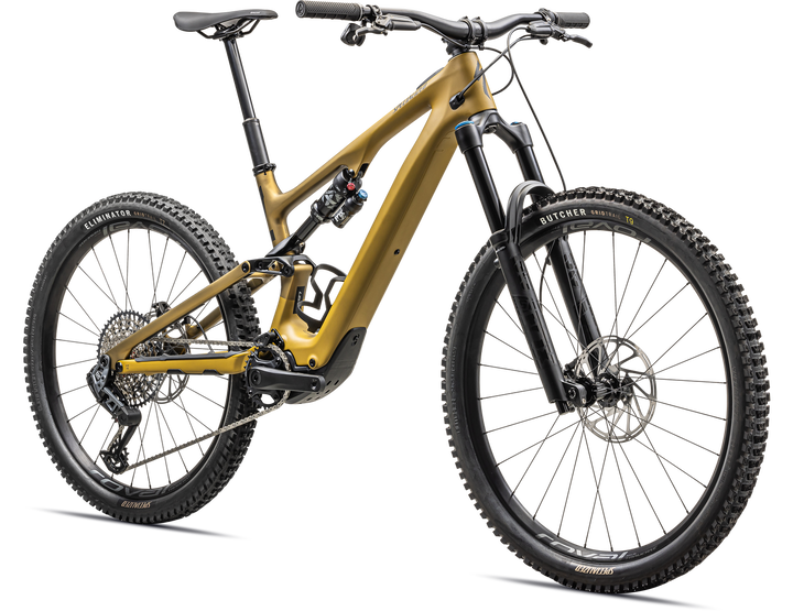 Turbo Levo SL Expert Carbon SATIN HARVEST GOLD / HARVEST GOLD METALLIC / OBSIDIAN / SILVER DUST - Mackay Cycles - [product_SKU] - Specialized