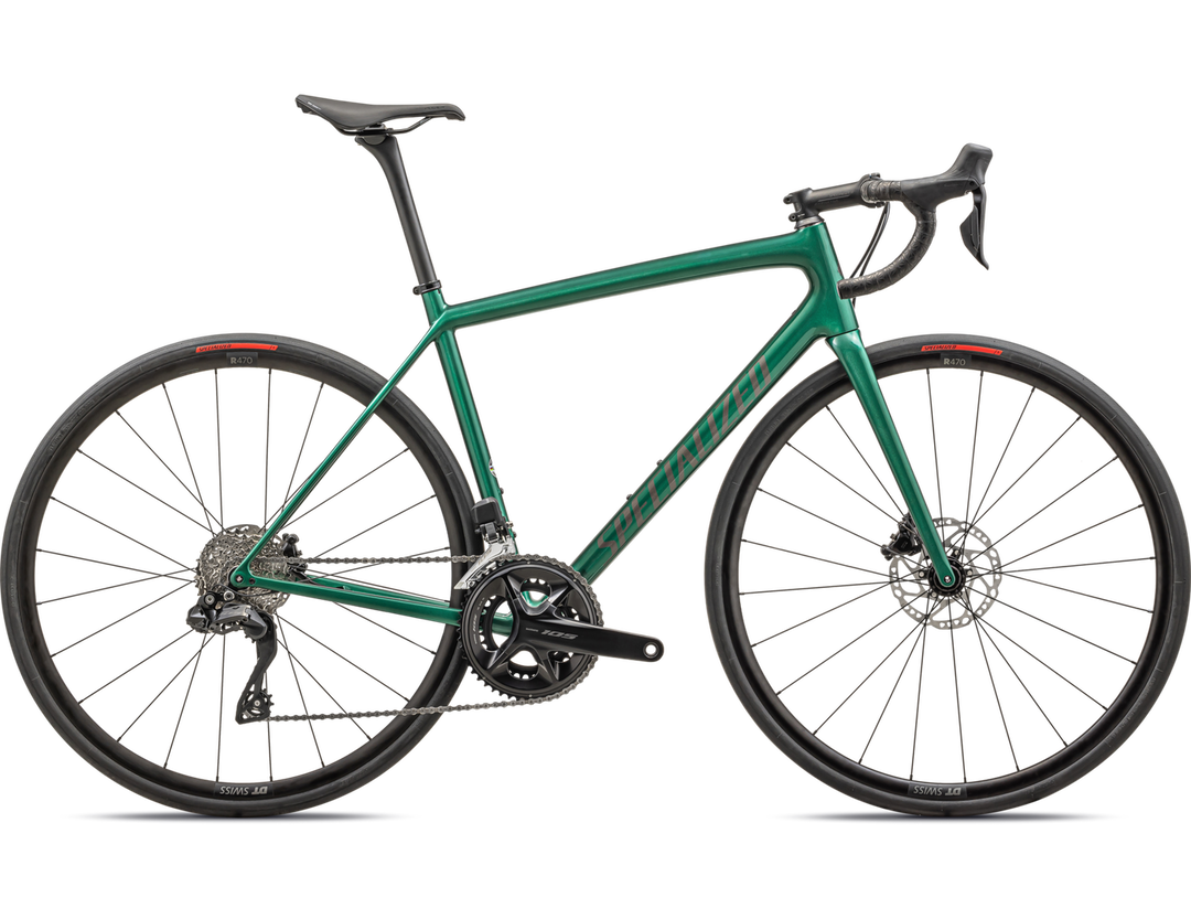 Aethos Comp - Shimano 105 Di2 - GLOSS METALLIC PINE GREEN SMOKE - Mackay Cycles - [product_SKU] - Specialized