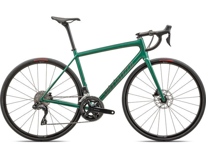 Aethos Comp - Shimano 105 Di2 - GLOSS METALLIC PINE GREEN SMOKE - Mackay Cycles - [product_SKU] - Specialized