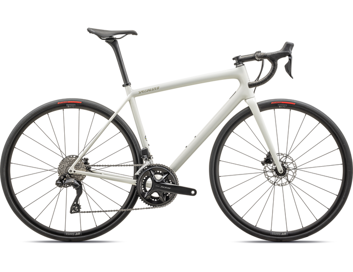 Aethos Comp - Shimano 105 Di2 - GLOSS DUNE WHITE METALLIC SPRUCE - Mackay Cycles - [product_SKU] - Specialized