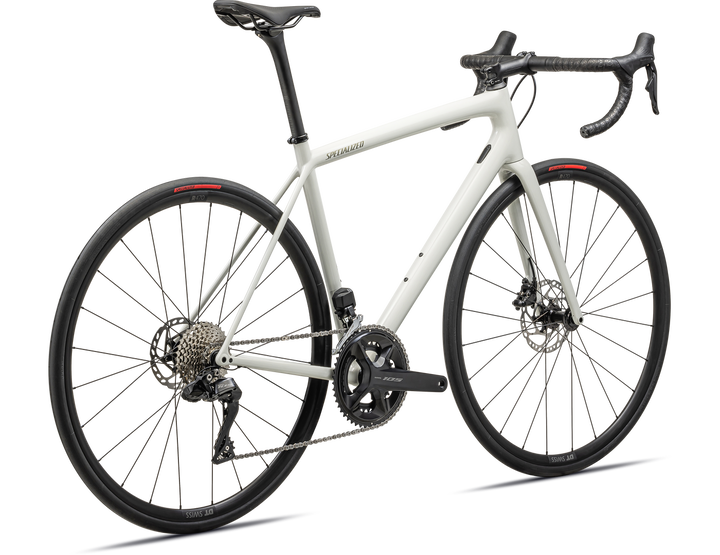 Aethos Comp - Shimano 105 Di2 - GLOSS DUNE WHITE METALLIC SPRUCE - Mackay Cycles - [product_SKU] - Specialized