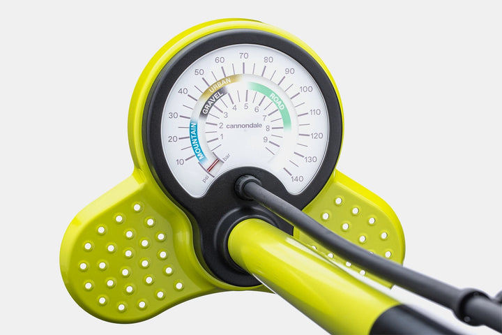 Essential Floor Pump Yellow - Mackay Cycles - [product_SKU] - Cannondale