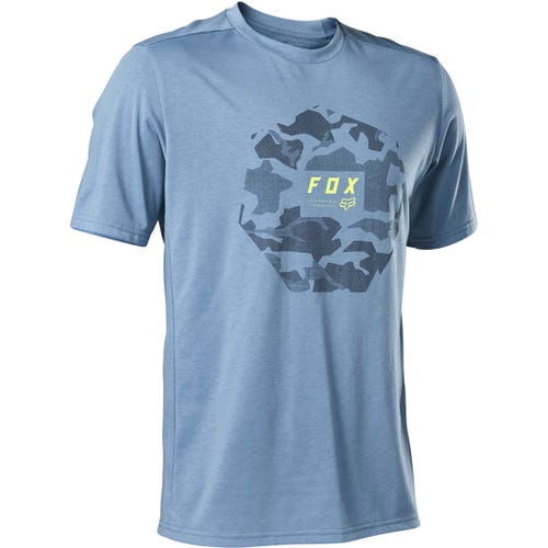 Fox Ranger Short Sleeve TRU DRI Jersey - Camo Blue - Mackay Cycles - [product_SKU] - FOX