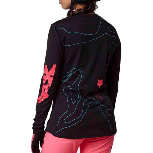 WMNS RANGER MID LONGSLEEVE JERSEY LUNAR - Mackay Cycles - [product_SKU] - FOX