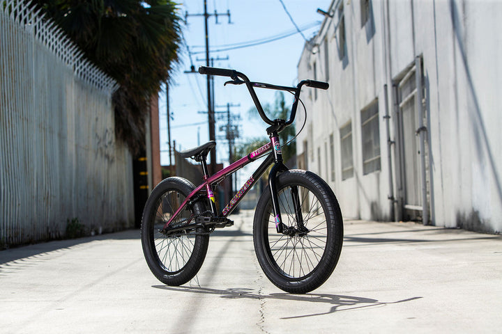 20" Slammer Mercado Gloss Trans Raspberry and Matte Black Fade w/ Multi Colors - Mackay Cycles - [product_SKU] - GT