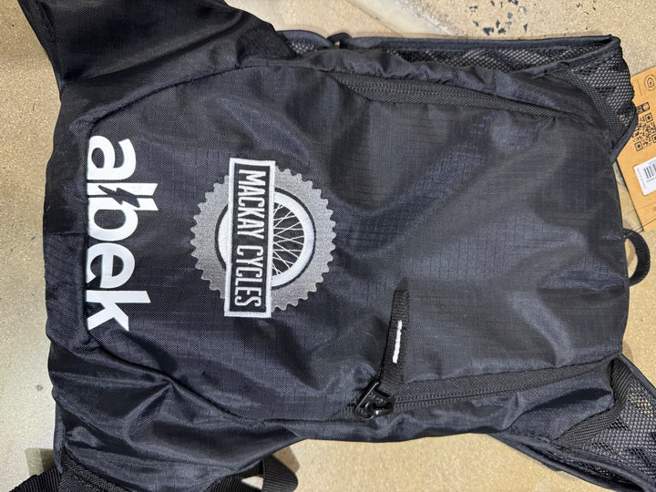 ALBEK HYDRATION PACK H2O HAUL THREE  1.5L BLADDER COVERT BLACK - Mackay Cycles - [product_SKU] - ALBEK