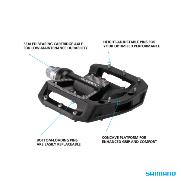 PEDAL, PD-GR500 , BLACK - Mackay Cycles - [product_SKU] - Shimano