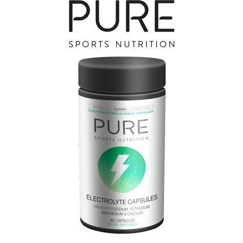 Pure Electrolyte Replacement Capsules.(80 per bottle) - Mackay Cycles - [product_SKU] - Pure