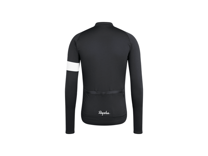 Rapha Core Long Sleeve Cycling Jersey Black - Mackay Cycles - [product_SKU] - RAPHA