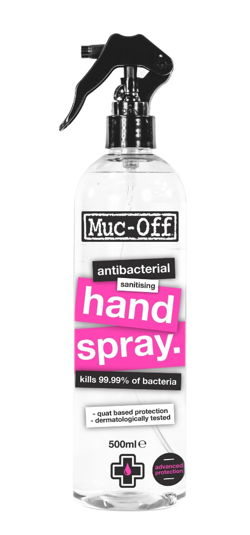 MCF Antibacterial Hand Spray 500ml 20231 - Mackay Cycles - [product_SKU] - Muc-Off