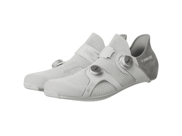 Trek RSL Knit Road Cycling Shoes WHITE/SILVER - Mackay Cycles - [product_SKU] - TREK