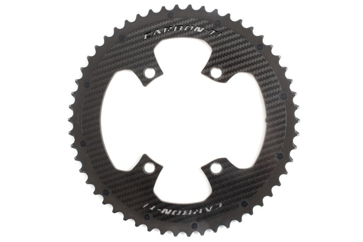 Carbon-Ti X-CarboRing EVO 54 x 110 DA9200 (4 arms) Chainring - Mackay Cycles - [product_SKU] - Carbon-Ti