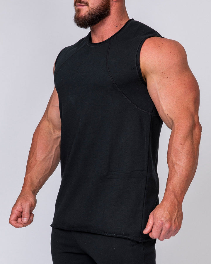 Mens Loopback Tank - Black - Mackay Cycles - [product_SKU] - Muscle Nation