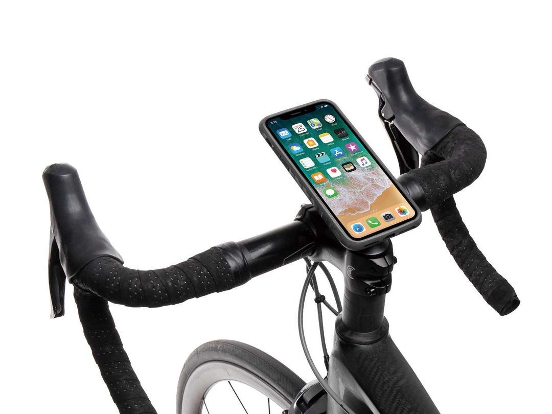 RIDECASE® WITH MOUNT IPHONE XR BLACK GREY - Mackay Cycles - [product_SKU] - Topeak