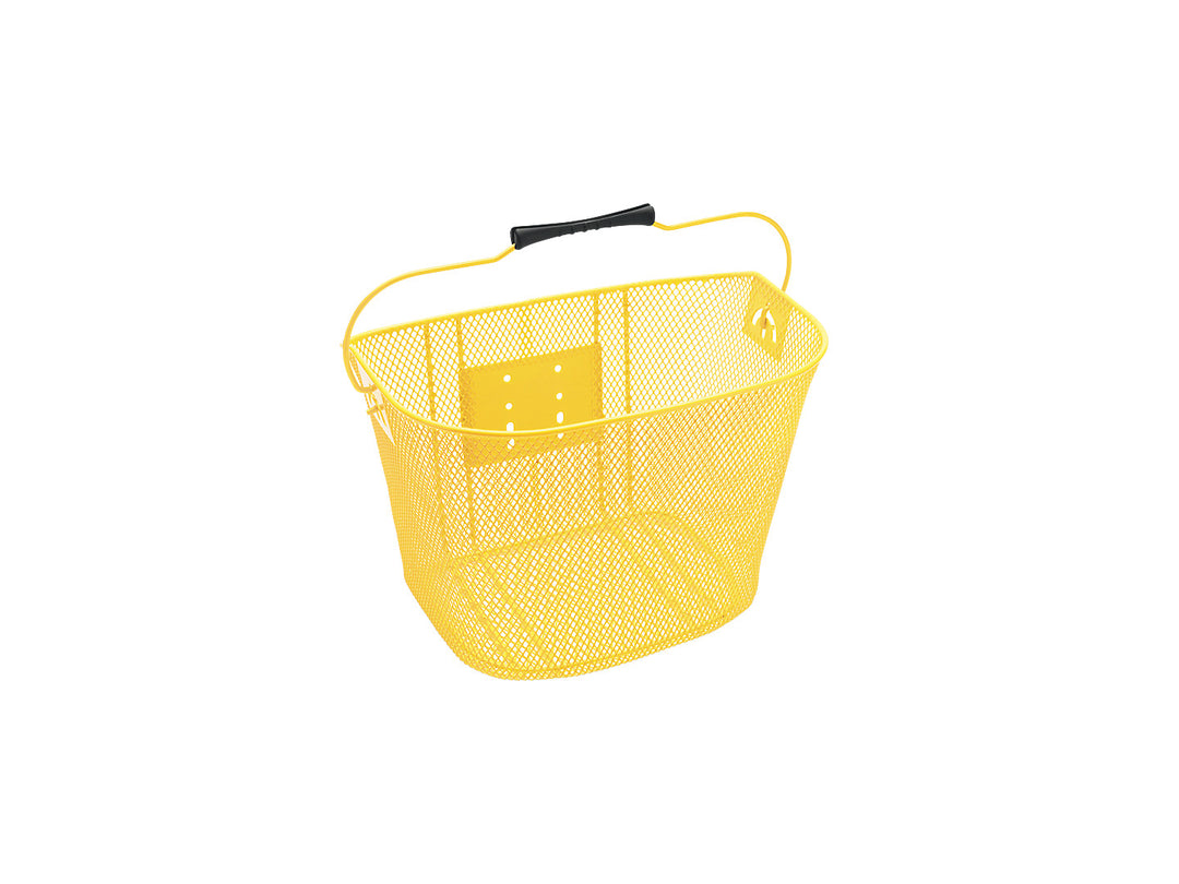 Basket Electra QR Steel Mesh Yellow - Mackay Cycles - [product_SKU] - Electra