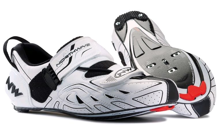 NORTHWAVE TRIBUTE TRIATHLON WHITE-BLACK - Mackay Cycles - [product_SKU] - Northwave