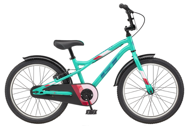 GT Bicycles Siren 20" Kids Single Speed Bike - Gloss Pitch Green - Mackay Cycles - [product_SKU] - GT