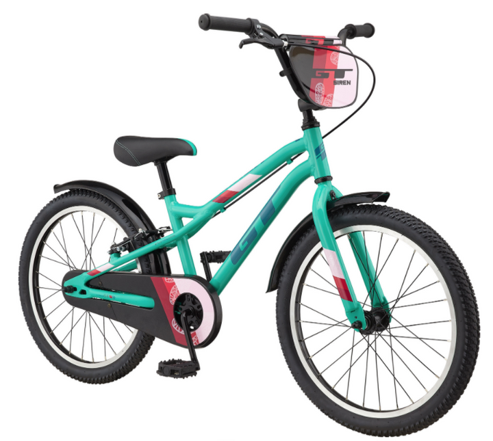 GT Bicycles Siren 20" Kids Single Speed Bike - Gloss Pitch Green - Mackay Cycles - [product_SKU] - GT