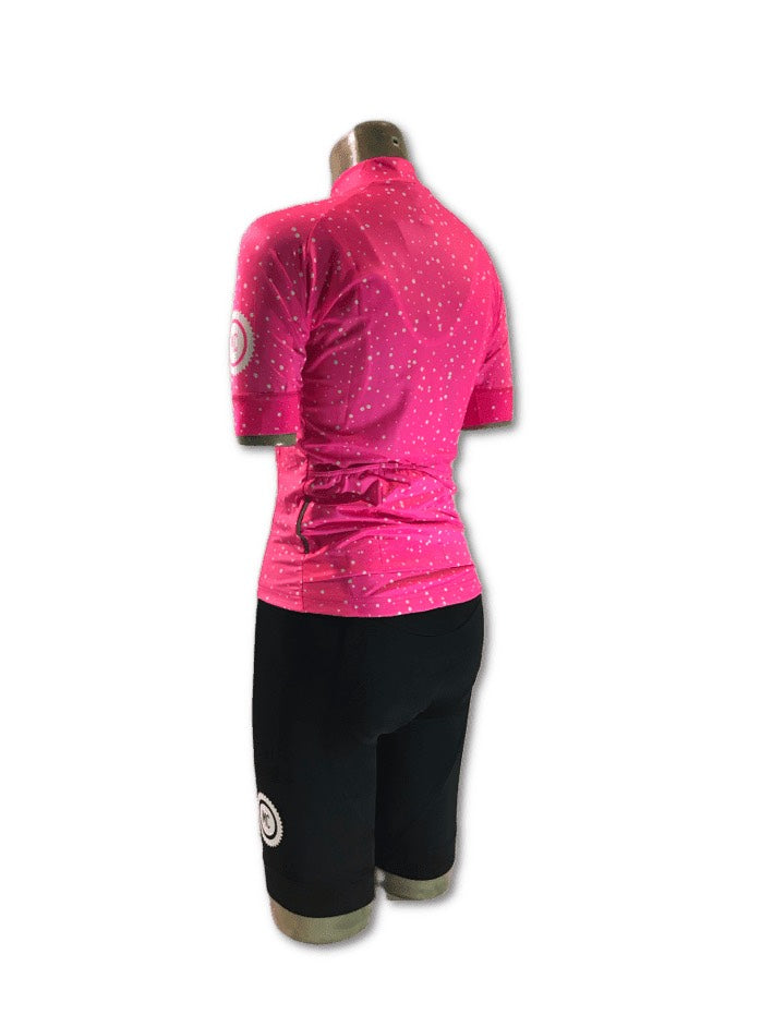 MC Jersey Quarrata Women's Pink Dots - Mackay Cycles - [product_SKU] - Nalini