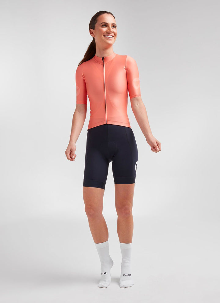 Black Sheep Women's Essentials TEAM Jersey - Coral - Mackay Cycles - [product_SKU] - Mackay Cycles