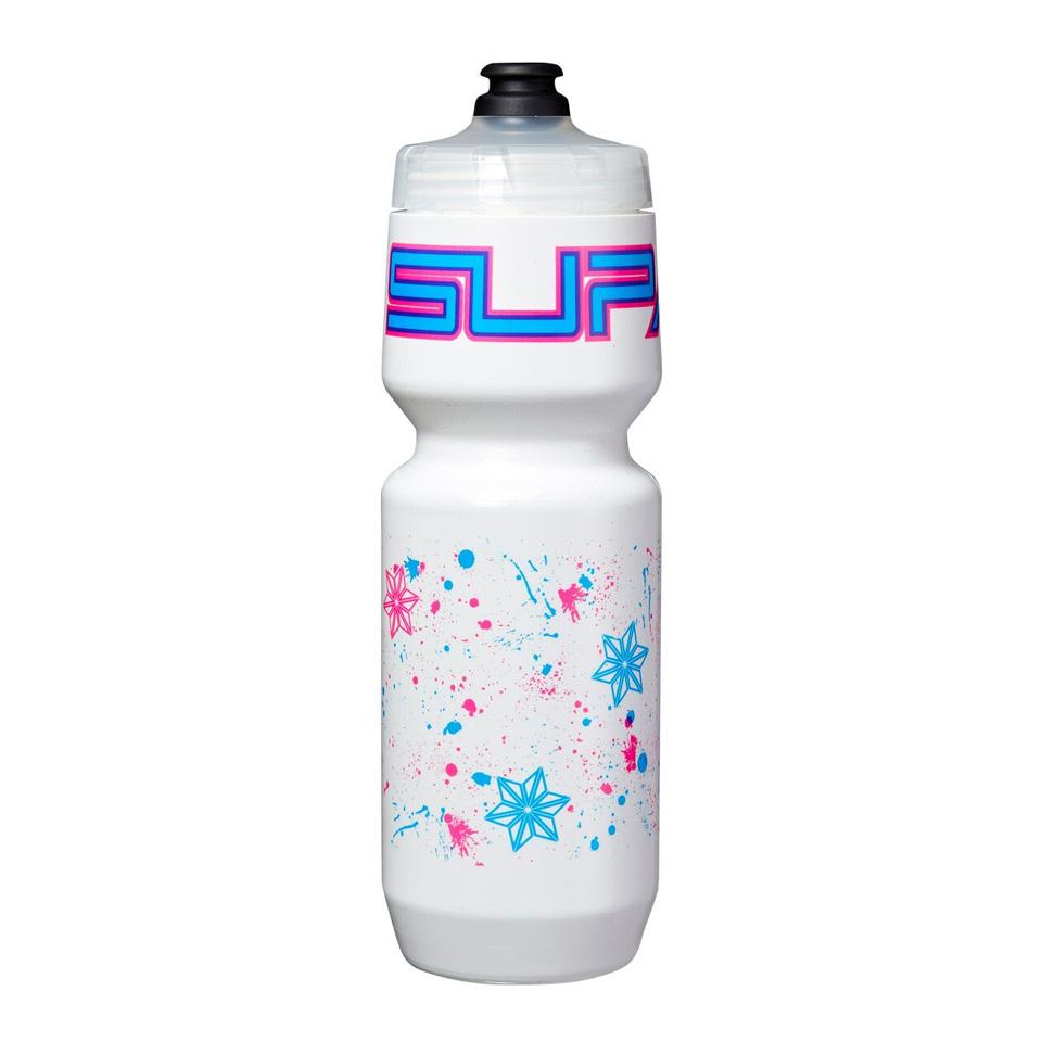 SUPACAZ BOTTLE SPLAT NEON PINK / BLUE - Mackay Cycles - [product_SKU] - Supacaz