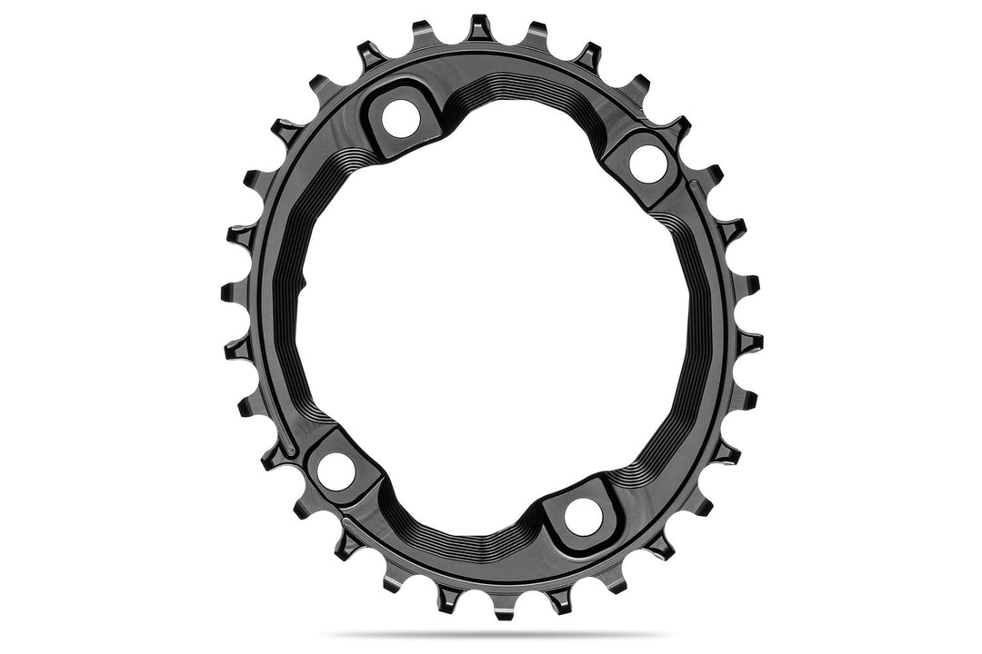 Oval PREMIUM Shimano XT M8000/MT700 Asymmetrical NW Chainring - Mackay Cycles - [product_SKU] - Absolute Black