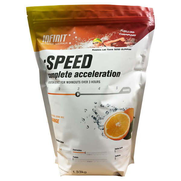 INFINIT NUTRITION Speed Orange - Bag, 1.33kg - Mackay Cycles - [product_SKU] - INFINIT