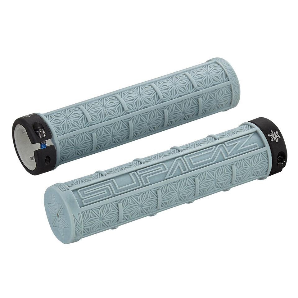 SUPACAZ BAR GRIPS GRIZIP GUN METAL - Mackay Cycles - [product_SKU] - Supacaz